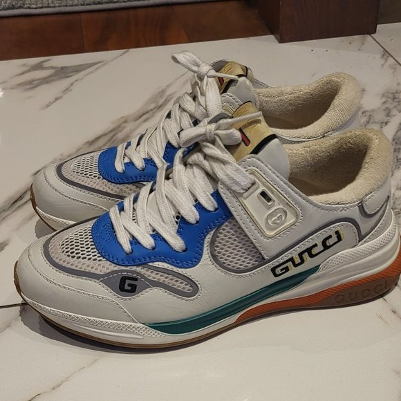 GUCCI / SNEAKERS / WHITE ULTRAPACE / sz 36 - Picture 2 of 8